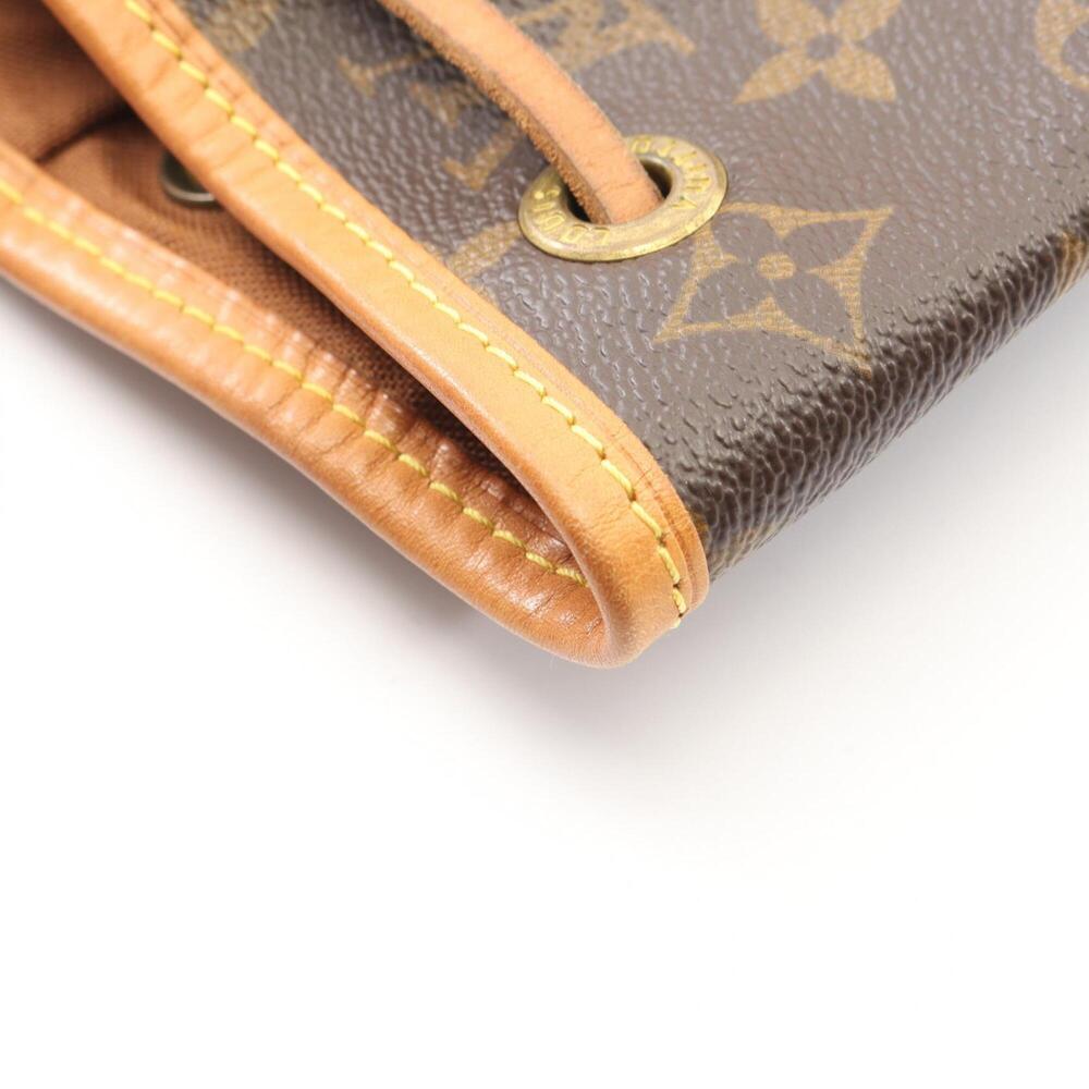 LOUIS VUITTON Brown Monogram Leather Backpack - Picture 8 of 12